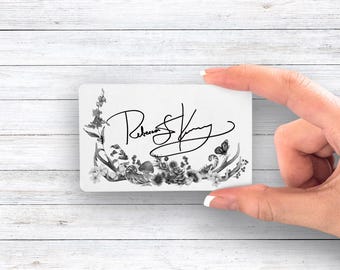 Ex-libris autografado transparente (O DESIGN PODE VARIAR)