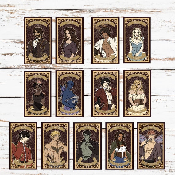 Wicked Darlings Tarot-inspired Character Card Set - Etsy