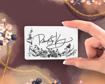 Clear Signed Bookplate (DESIGN MAY VARY)