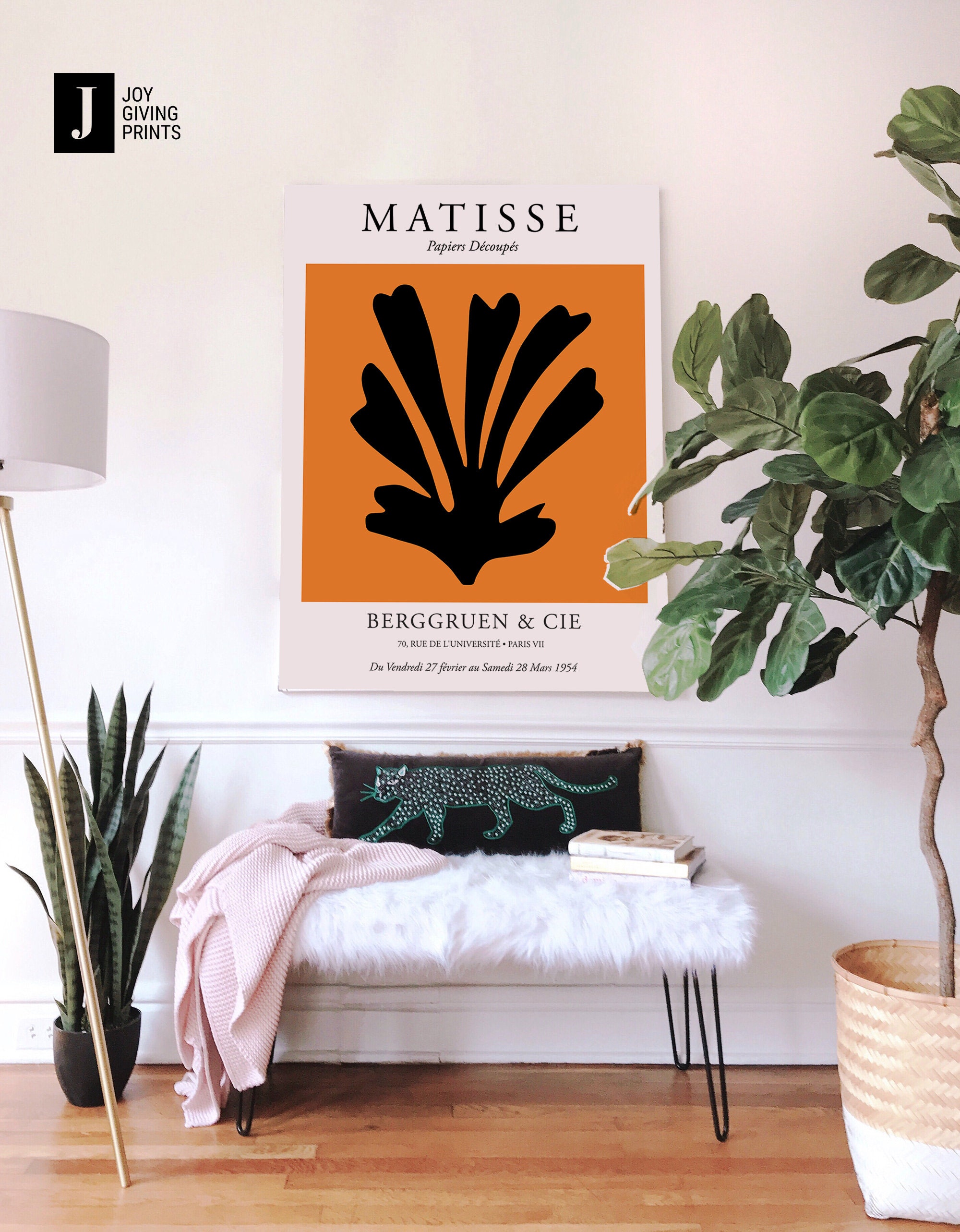 Matisse Berggruen & Cie Exhibition Poster, Matisse Papiers Decoupes ...
