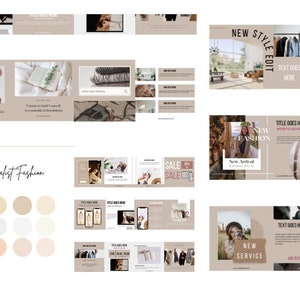Minimalist Fashion Instagram Templates | IG Templates | Canva Instagram Templates | Pinterest | Facebook | Social Media