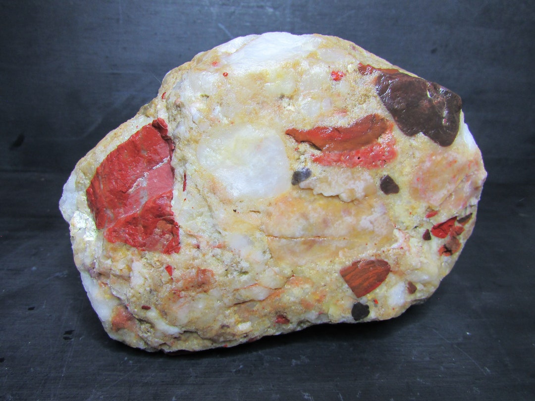 Pudding Stone Rough 2 Lbs & 4 Raw Mineral Specimen Etsy