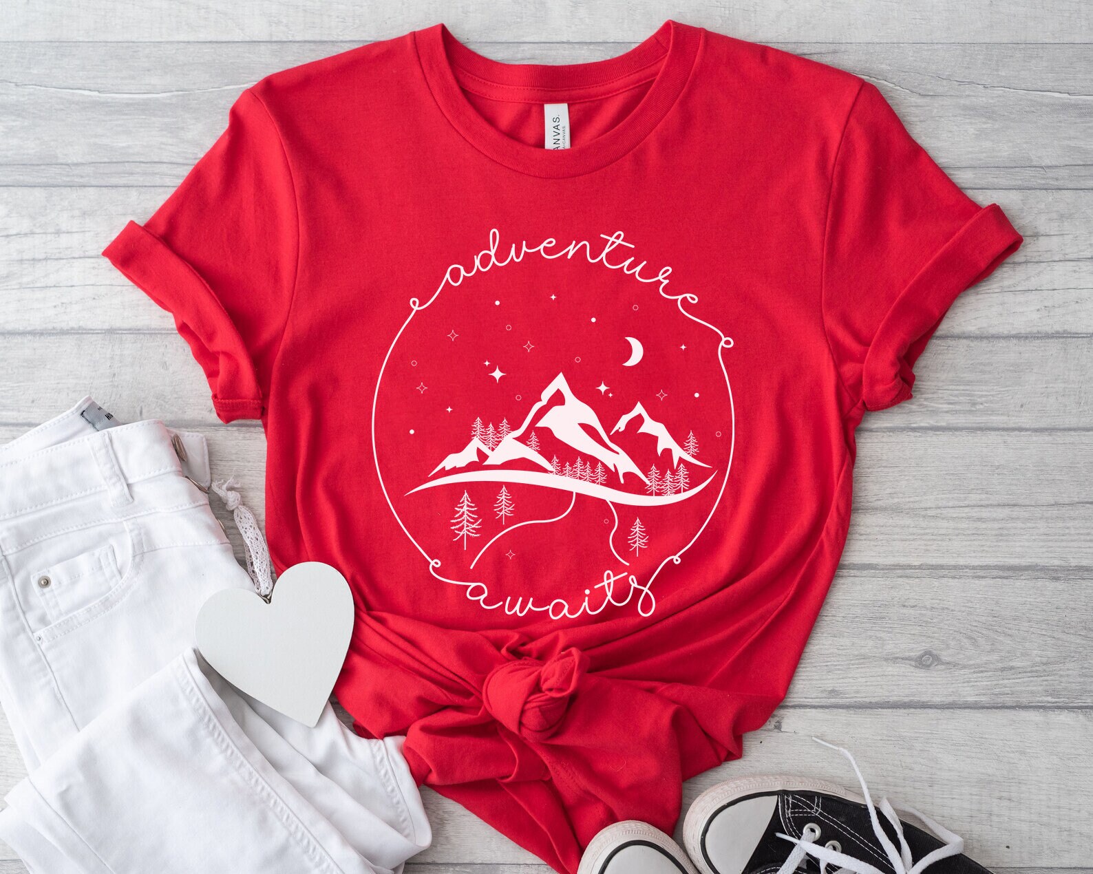 Adventure Awaits Tshirt Camping Lover Tshirt Mountain Tshirt Hiker Tshirt Nature Lover Shirt