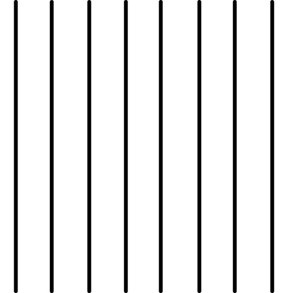 18 Straight Lines / Letter size envelope lines / Digital Download File / svg., pdf., jpg. & png. / Note taking lines