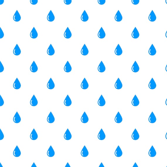 Blue Raindrop Pattern /digital Download /png. and Svg. /blue Etsy