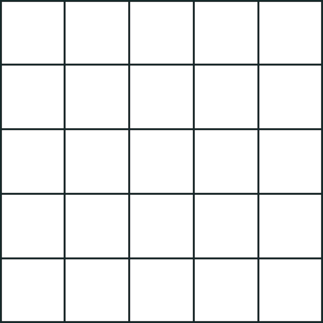 5x5 Grid Chart Blocks Svg Png Digital Download Etsy