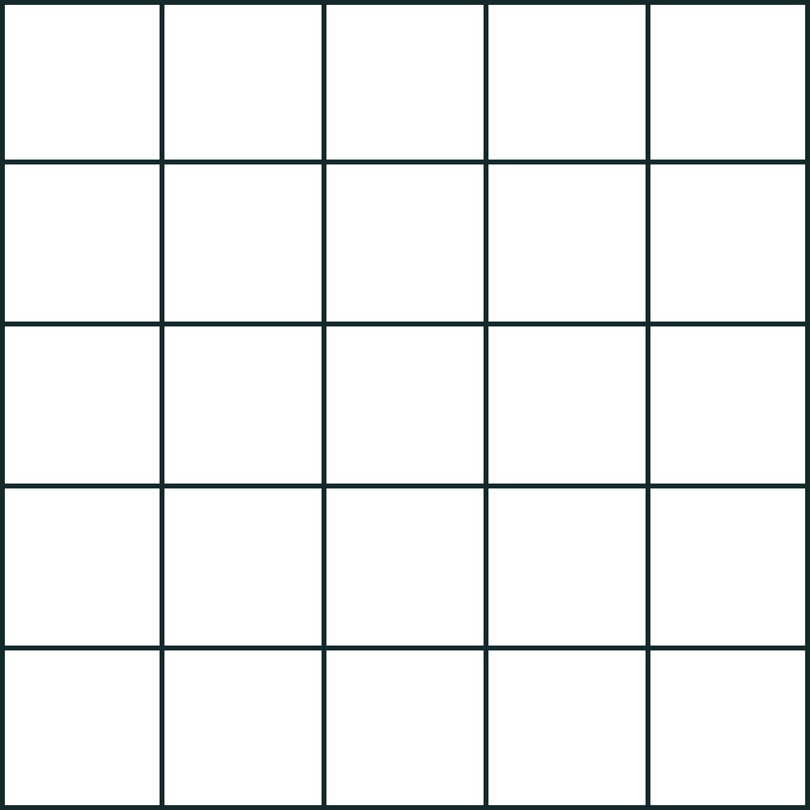 5x5 Grid Chart Blocks Svg Png Digital Download Etsy