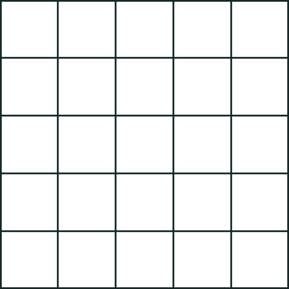 5x5 Grid Chart Blocks Svg Png Digital Download Etsy