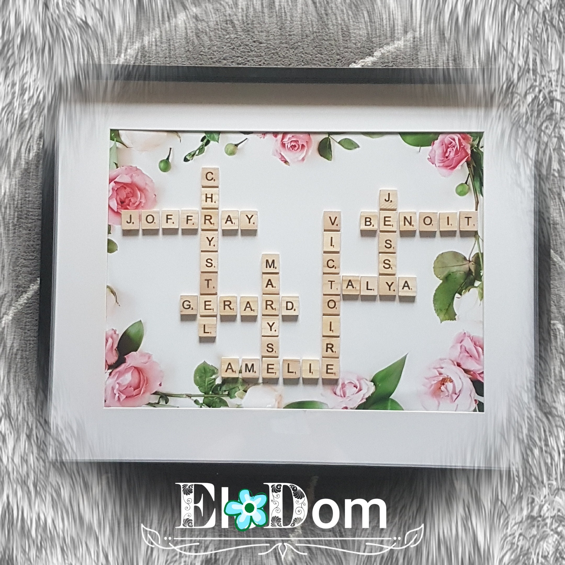 Cadre Photo Prénom Personnalisé