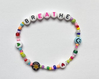 Anorexia / Eating Disorder / Mental Health Recovery Bracelet - BREATHE