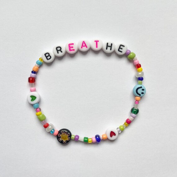 Anorexia / Eating Disorder / Mental Health Recovery Bracelet - BREATHE