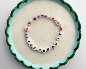 Handmade Multicoloured Beaded Bracelet - YOU CAN D0 IT