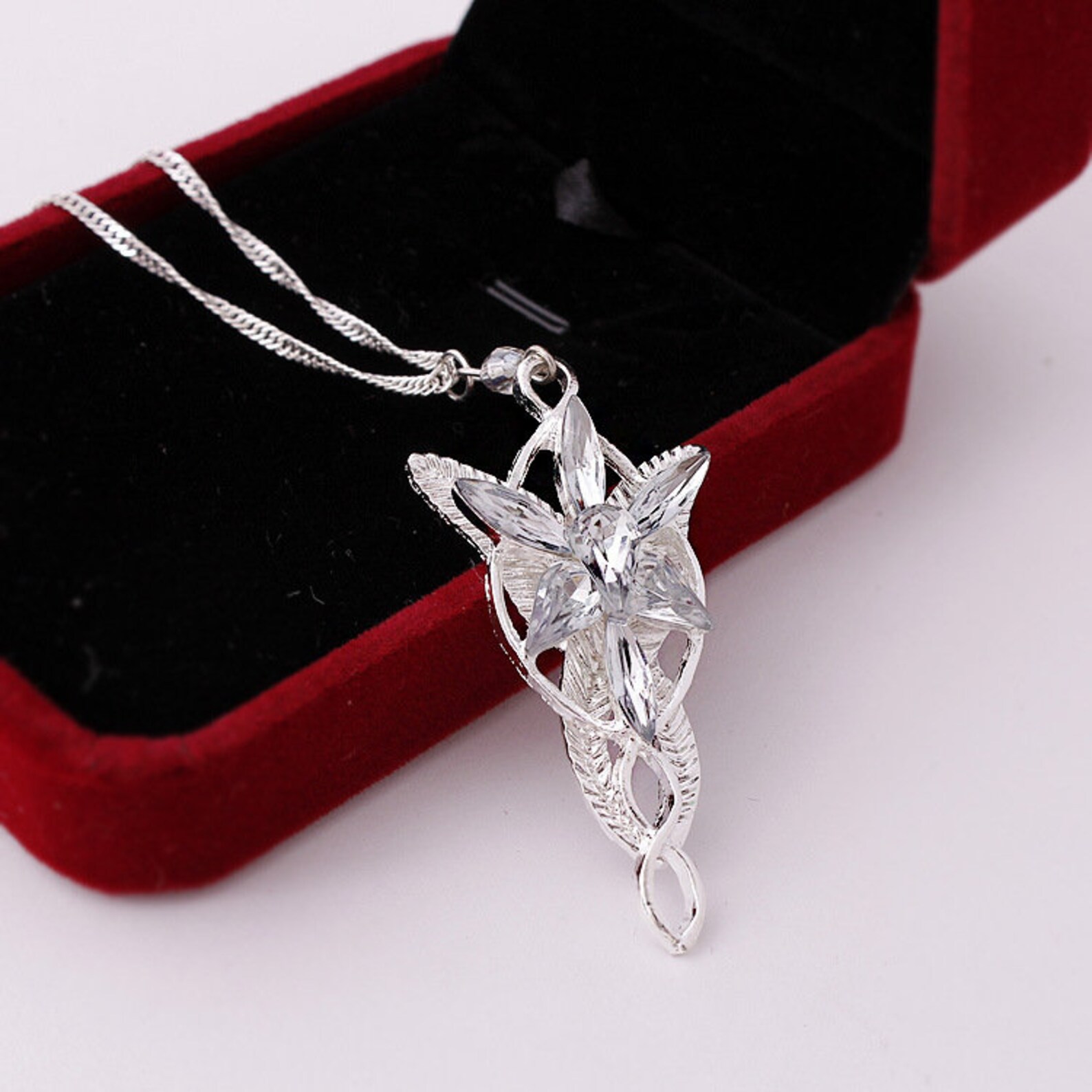 Arwen 925 Sterling Silver Necklace Pendant Lord of the Rings Etsy