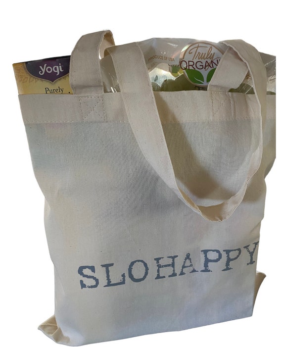 SLO HAPPY Tote bag Cal Poly Cuesta