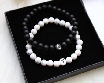 Valentinstag Geschenk für sie ・ Jahrestag Geschenk für sie ・ Geburtstag Geschenk Frau ・ Hochzeitstag Geschenk Frau ・ Armband personalisierte Frau