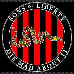 Bandiera bifacciale Sons of Liberty Die Mad About It