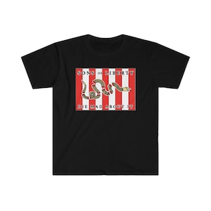 Die Mad About It Square Patch Sons of Liberty Shirt, Join or Die T Shirt, Political Graphic Tee, Veteran Owned Business Anti Fascism Shirt