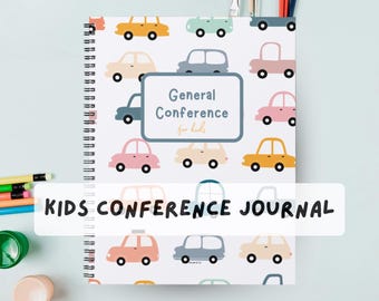 LDS General Conference Journal For Kids: Activity Notebook (Instant Download- PDF)