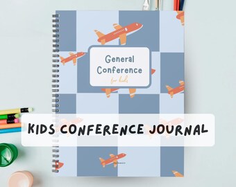 LDS General Conference Journal For Kids: Activity Notebook (Instant Download- PDF)