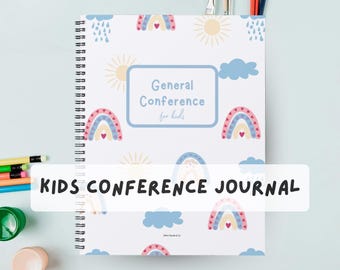 LDS General Conference Journal For Kids: Activity Notebook (Instant Download- PDF)