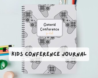 LDS General Conference Journal For Kids: Activity Notebook (Instant Download- PDF)