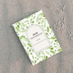 2026 Come Follow Me Old Testament Journal • Weekly Study Notebook • LDS Scripture Study Planner