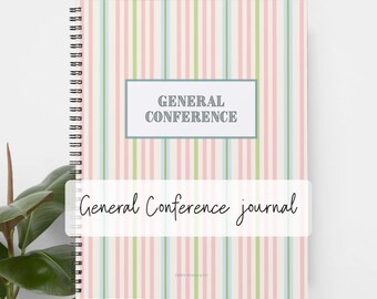 LDS General Conference Journal: Spiral Bound Reflection Notebook