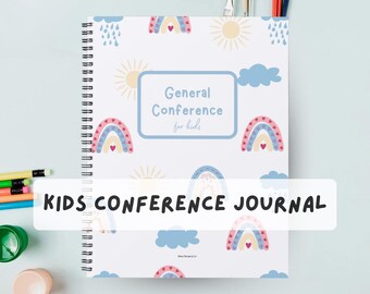 LDS General Conference Journal For Kids: Activity Notebook