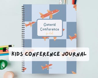 LDS General Conference Journal For Kids: Activity Notebook