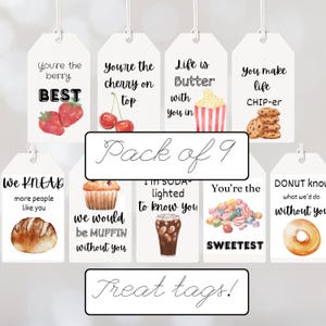 LDS Ministering Treat Gift Tags | Printable Christian Gift Ideas (Digital Download)