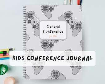 LDS General Conference Journal For Kids: Activity Notebook