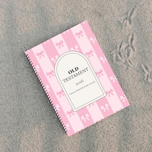 2026 Come Follow Me Old Testament Journal • Weekly Study Notebook • LDS Scripture Study Planner