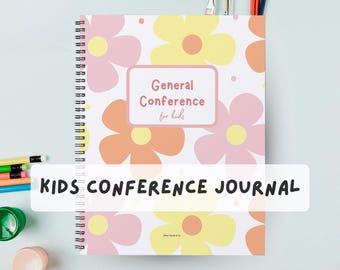 LDS General Conference Journal For Kids: Activity Notebook