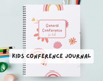 LDS General Conference Journal For Kids: Activity Notebook
