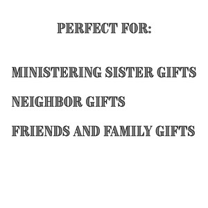 LDS Ministering Gift Tags | Printable Christian Gift Ideas (Digital Download) image 6