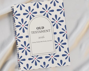 2026 Come Follow Me Old Testament Journal Printable • Weekly Study Notebook • LDS Scripture Study