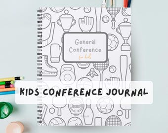 2026 April LDS General Conference Journal For Kids: Activity Notebook