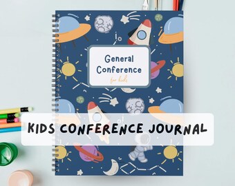 LDS General Conference Journal For Kids: Activity Notebook