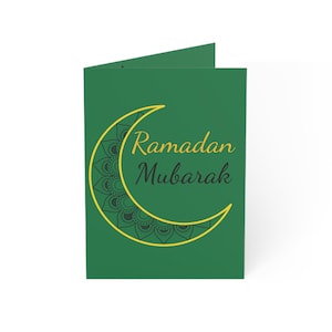 Cartões de felicitações do Ramadã, artigos de papelaria para festividades islâmicas, celebrações para familiares e amigos 1, 10, 30, 50 unidades