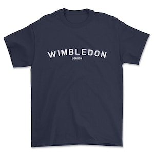 Camiseta de Wimbledon, estilo distrito 1, camiseta regional de Inglaterra de la ciudad de Londres.