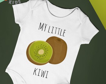 One-piece my little kiwi baby grow, bodysuit vest gift idea.