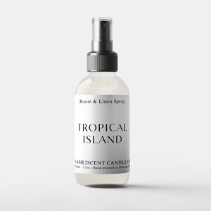 Summer Room & Linen Spray 4oz: Tropical Home Fragrance