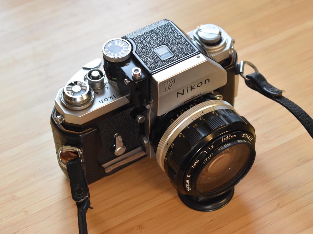 Nikon F1 35mm Film Camera With Nikkor 55mm 1.2 - Etsy