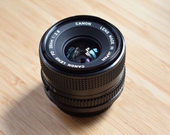 Objetivo para cámara de película Canon FD 28 mm F2.8 - 35 mm