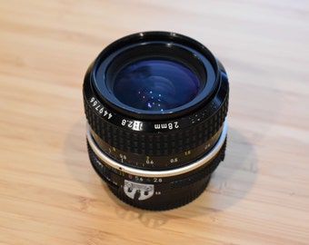 Nikon F Mount 28mm F2.8 - 35mm Film Camera Lens