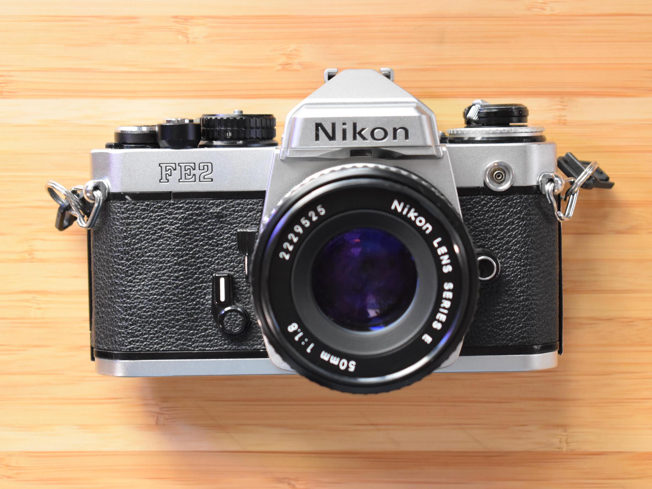 Nikon FE2 35mm Film Camera With Nikon 50mm F1.8 Lens - Etsy