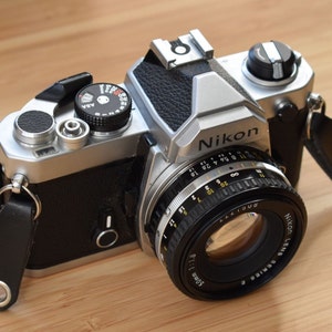 Nikon FM 35mm Film Camera with Nikon 50mm F1.8 Lens