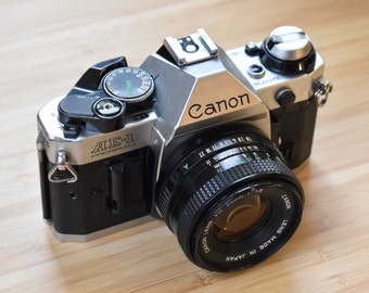 Vintage Canon AE-1 Program 35mm Film Camera - Etsy