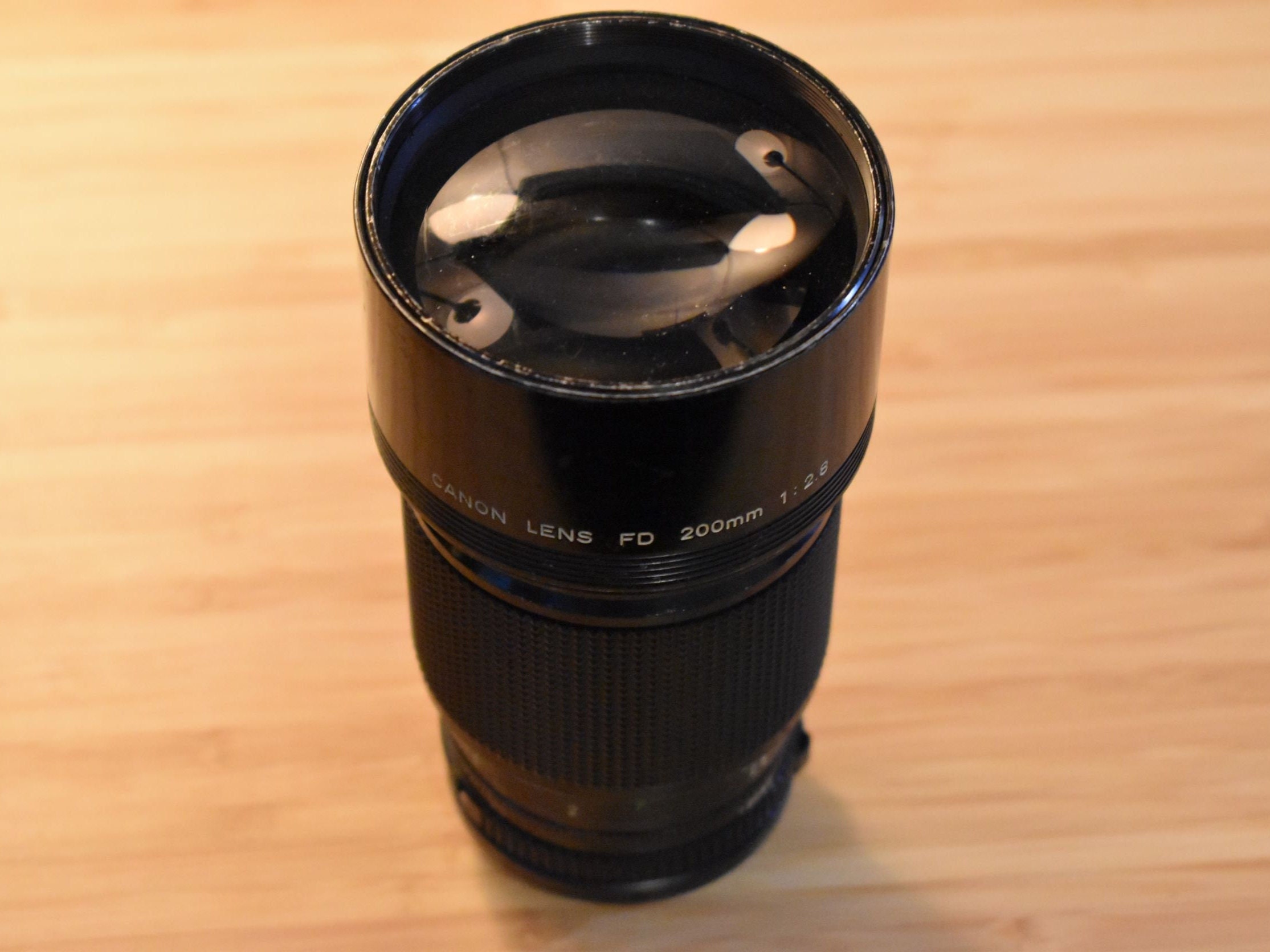 Canon FD 200mm F2.8 Telephoto Vintage 35mm Film Camera Lens Etsy