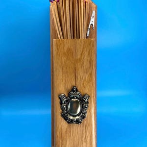 Vintage Wood Fireplace Hearth Matchstick Box: Americana Match Storage, Wall Mountable